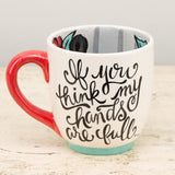 GH- hands full jumbo mug